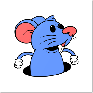 mouse cartoon Posters and Art